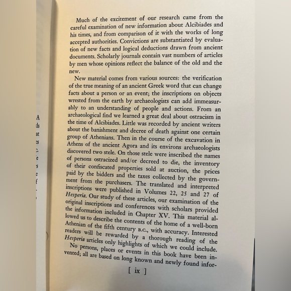 Vtg 1968 Ancient Greek Hardback Novel of Alcibiadas & The Golden Age of Pericles - Picture 11 of 15